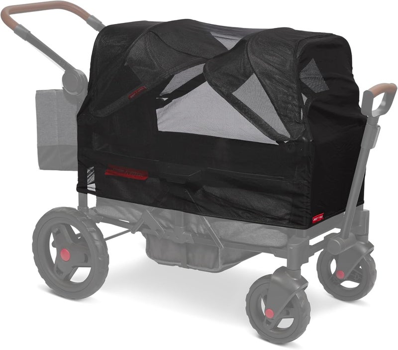 Radio Flyer شبكة البعوض لعربة الأطفال وعربة السفر لحديثي الولادة - Image 1