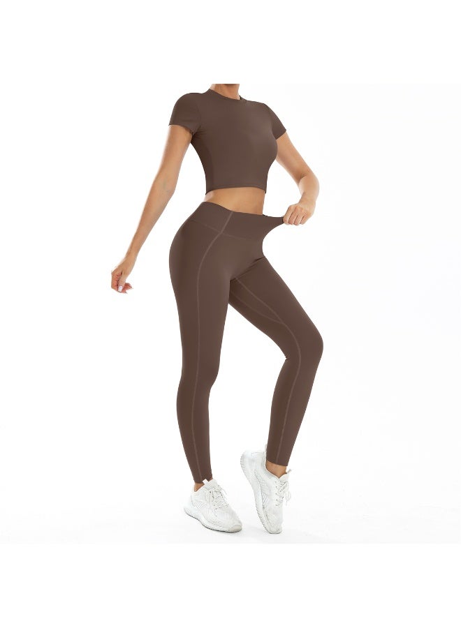 عام 2 قطعة اليوغا مجموعة الصالة الرياضية الملابس الرياضية اليوغا الدعاوى للنساء - Image 2