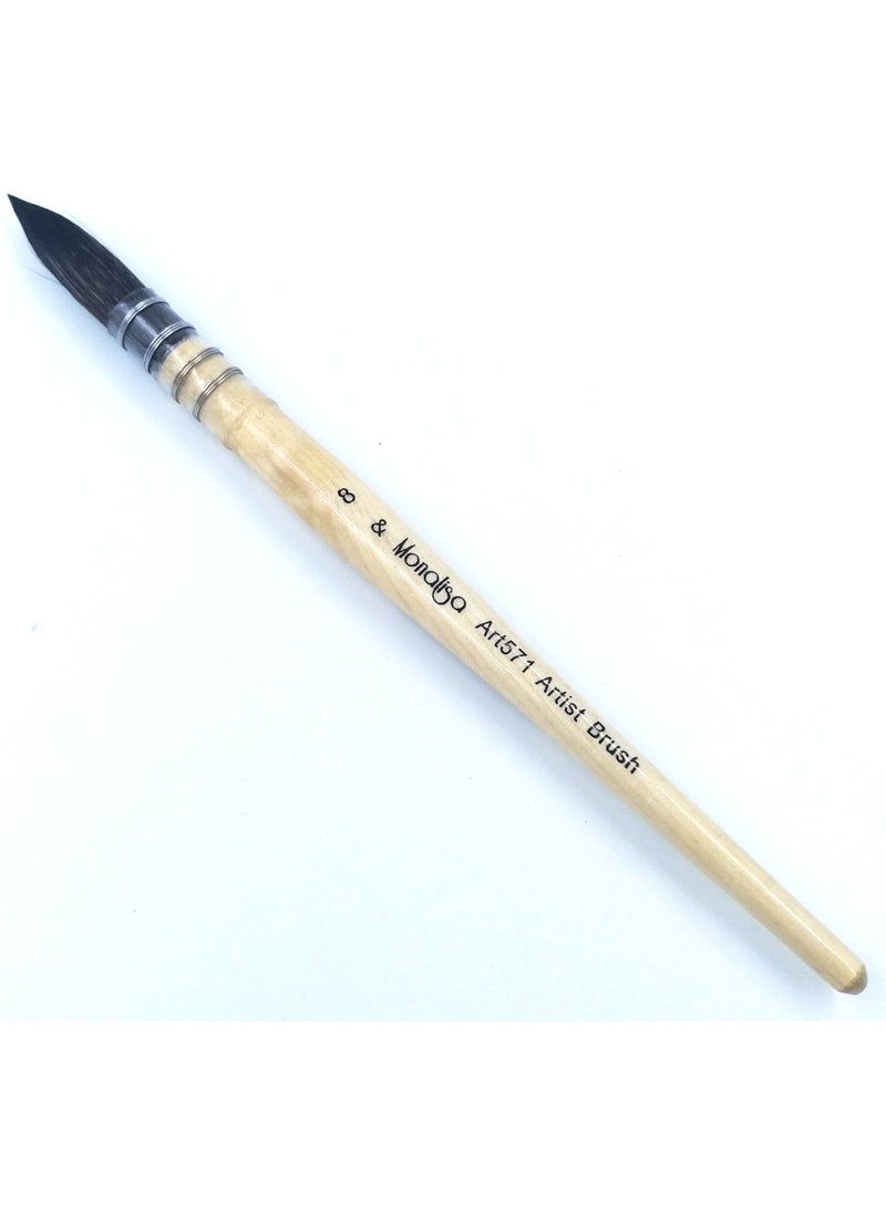 Mona Lisa - ART571 Squirrel Hair Brush N:8 - Image 1
