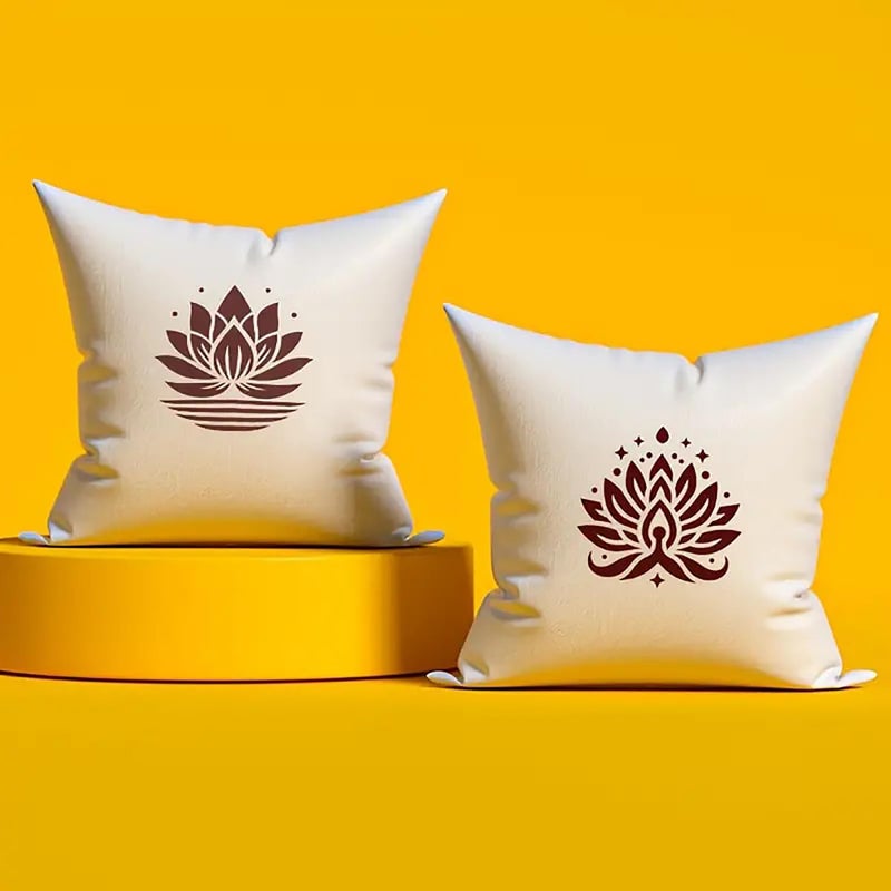 CLITHS Cliths Set of 4 Lotus Stencils - 7.9x7.9 Inch Reusable Spiritual Art Templates for Fabric, Wood, Wall Decor & Glass Painting DIY Craft Stencils for Yoga Studios & Home Decor - Image 5