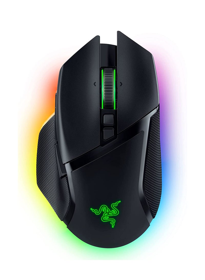 RAZER Basilisk V3 Pro Customizable Wireless Gaming Mouse - Fast Optical Switches Gen-3, HyperScroll Tilt Wheel, Chroma RGB, 11 Programmable Buttons, Focus Pro 30K Optical Sensor - Classic Black - Image 1