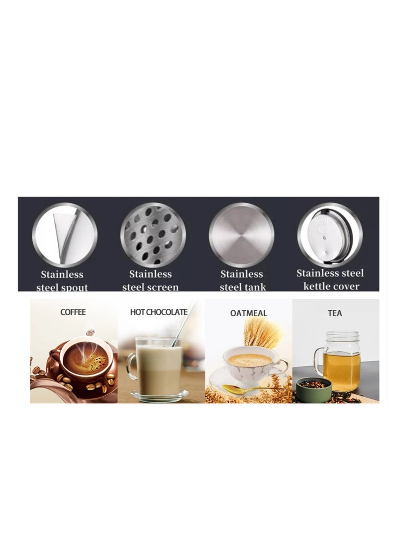 SILVER CREST Electric Kettle Water Boiler And Tea Maker Stainless Steel 2.0 L 1500.0 W  - Image 5