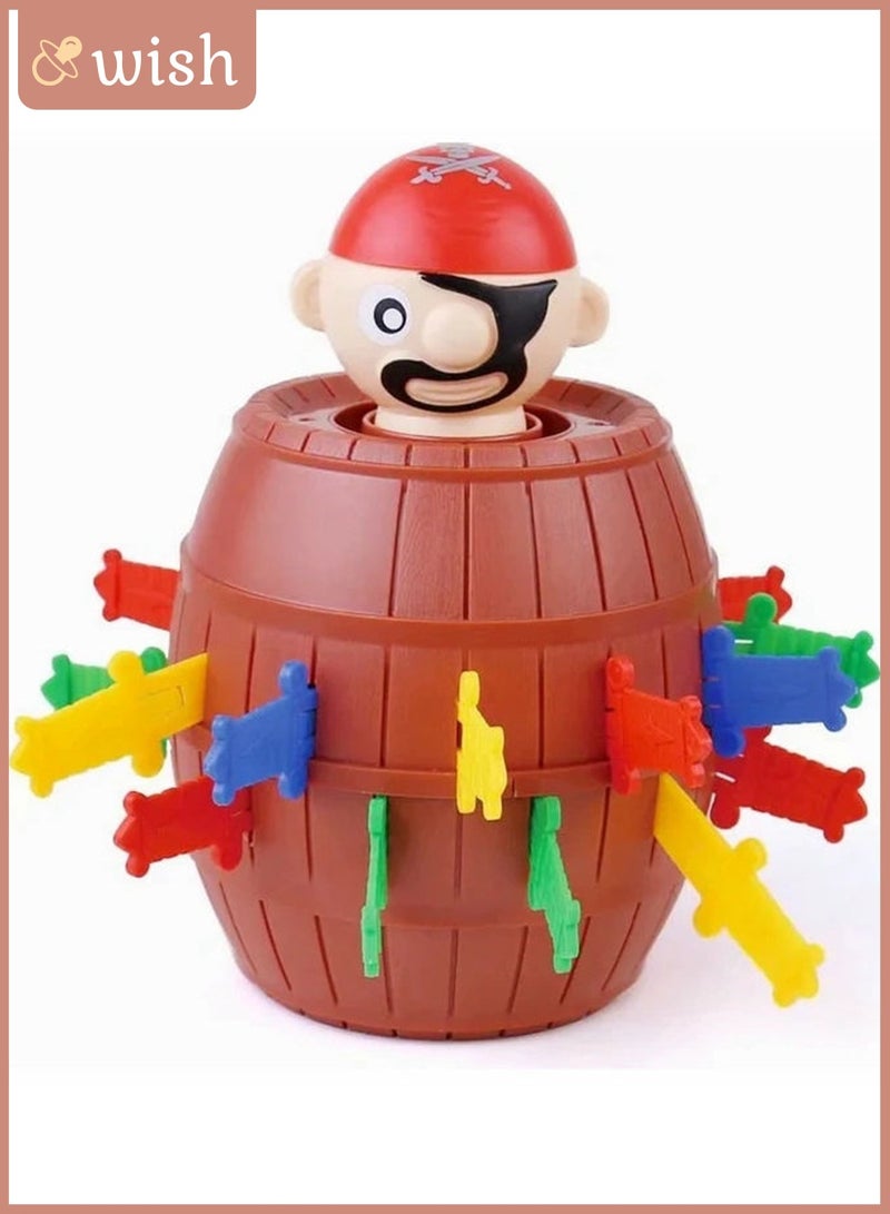 Wish Pirate Bucket Table Lucky Stab Pop Up Toy, Tricky Intellectual Barrel Games For Kids - Image 1