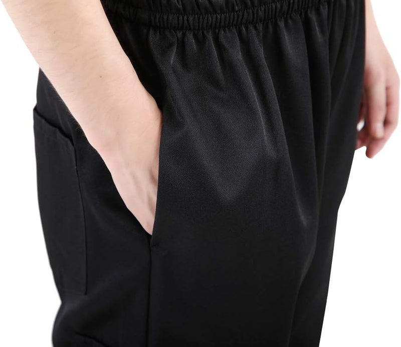 Nideen Men's and Women's Black Baggy Chef Pants Floral Restaurant Work Pants and Kitchen Uniform Loose Cargo Style Chef Pants - Image 1