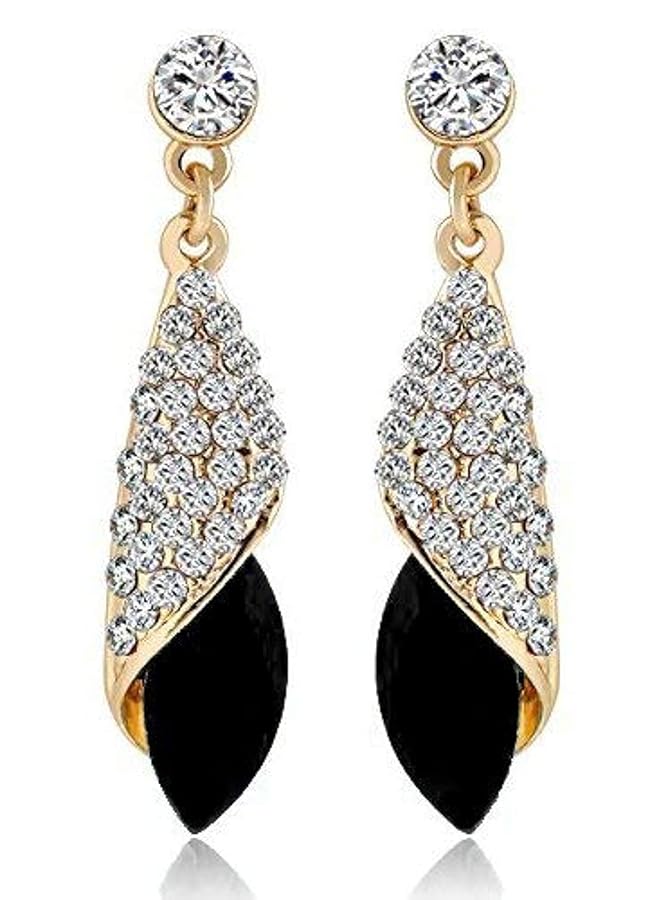 YouBella Jewelery For Women Gold Plated Crystal Drop Earrings Earrings For Women And Girls - Image 1