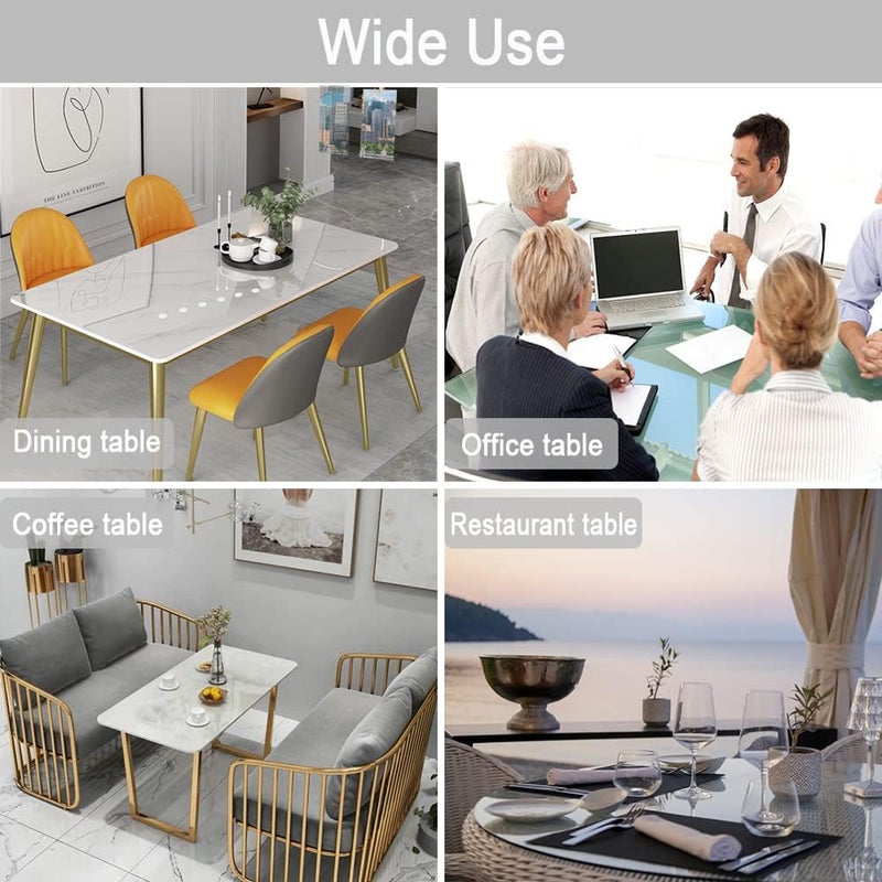 Maylanny Extremely Soft Self Adhesive Large Size Table Top Bumper, Transparent Anti Slide and Scratch, Rubber Pad to Avoid Movement (Round, 20 PCS) - Image 4
