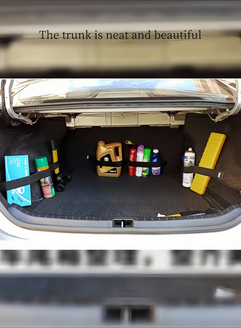 5pcs Car Storage Magic Strap - Elastic Organizer Belt for Fire Extinguisher, Umbrella & More - Durable Car Fixing Accessory - Image 4