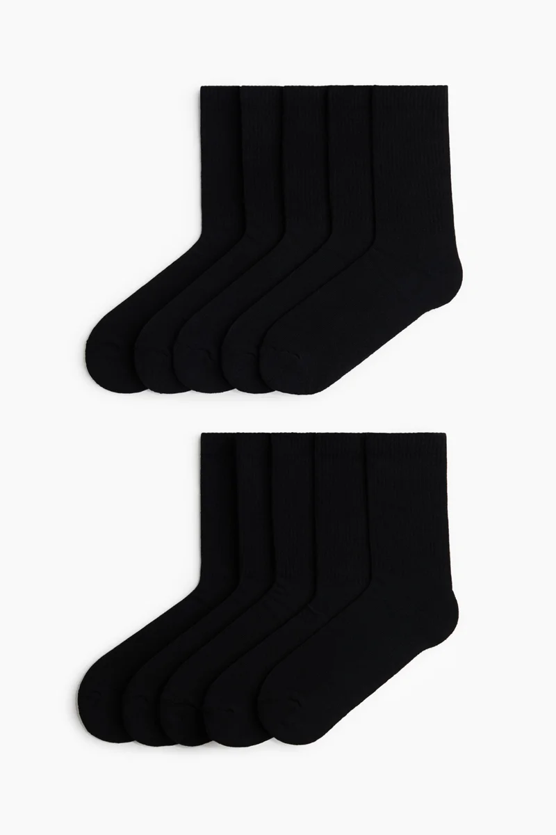 5-pack socks with Lycra®