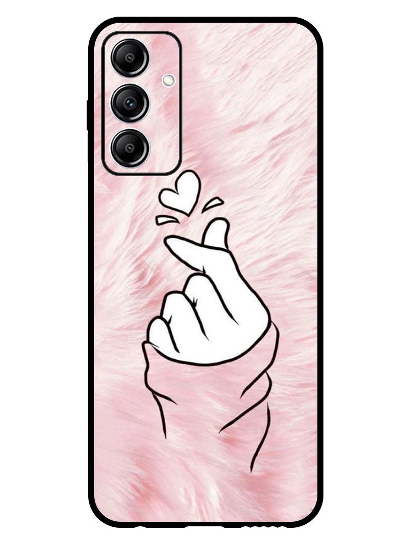 Theodor Protective Case Anti Scratch Shock Proof Bumper Cover For Samsung Galaxy A55 Snap Love Pink - Image 1