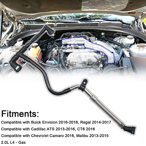 RAPIHIDAN 12673868 PCV Positive Crankcase Ventilation Tube Compatible with Cadillac ATS, Malibu 2013-2018, Envision, Regal Repalce# 12654851 12662657 - Image 3