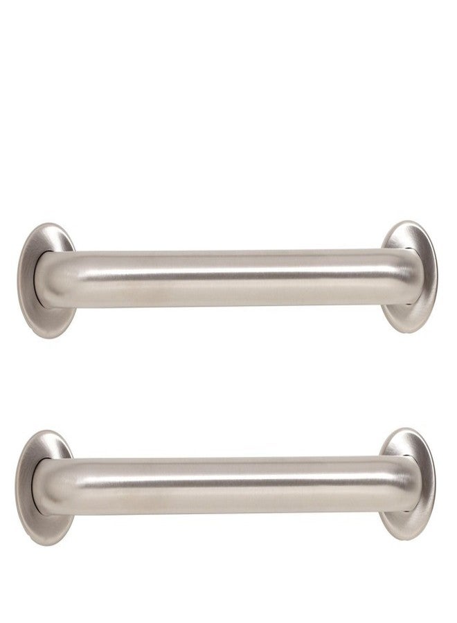 MLD S11 Stainless Steel Grab Bar - 12 Inches - Set of 2 (Matte Finish)