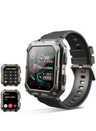 Blue Ocean Smart Watches for Men (Answer/Make Call), 100M Waterproof Smart Watch for Android Phones and iPhone, 1.8" Outdoor Sports Fitness Tracker with Heart Rate, Sleep Monitor, Black - pzsku/ZAC077810B7D5F0A16A80Z/45/_/1700121196/4d1b6f99-ecaf-44a7-aa5f-f4d1c1902f36