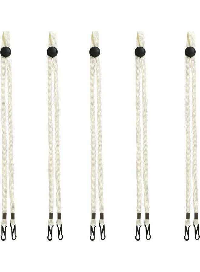 NIBEMINENT 5-Piece Face Mask Holder Lanyard Set 