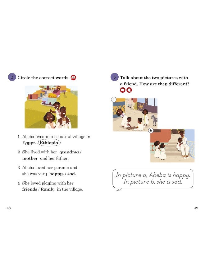 Ladybird Readers Level 3 - Tales from Africa - The Cheetah's Whisker (ELT Graded Reader)  - Image 3
