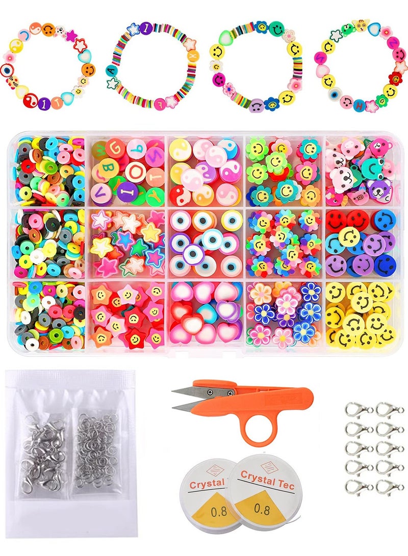 ماونتين جيمس مجموعة الخرز بوليمر باشكال و الوان منوعة و جذابة لصناعة المجوهرات - Image 1