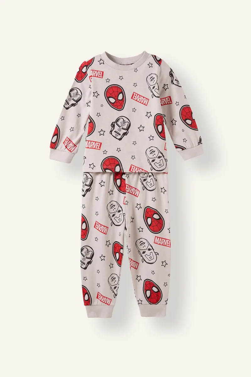 2 piece Regular Fit Licensed by Marvel Knitted Pyjamas