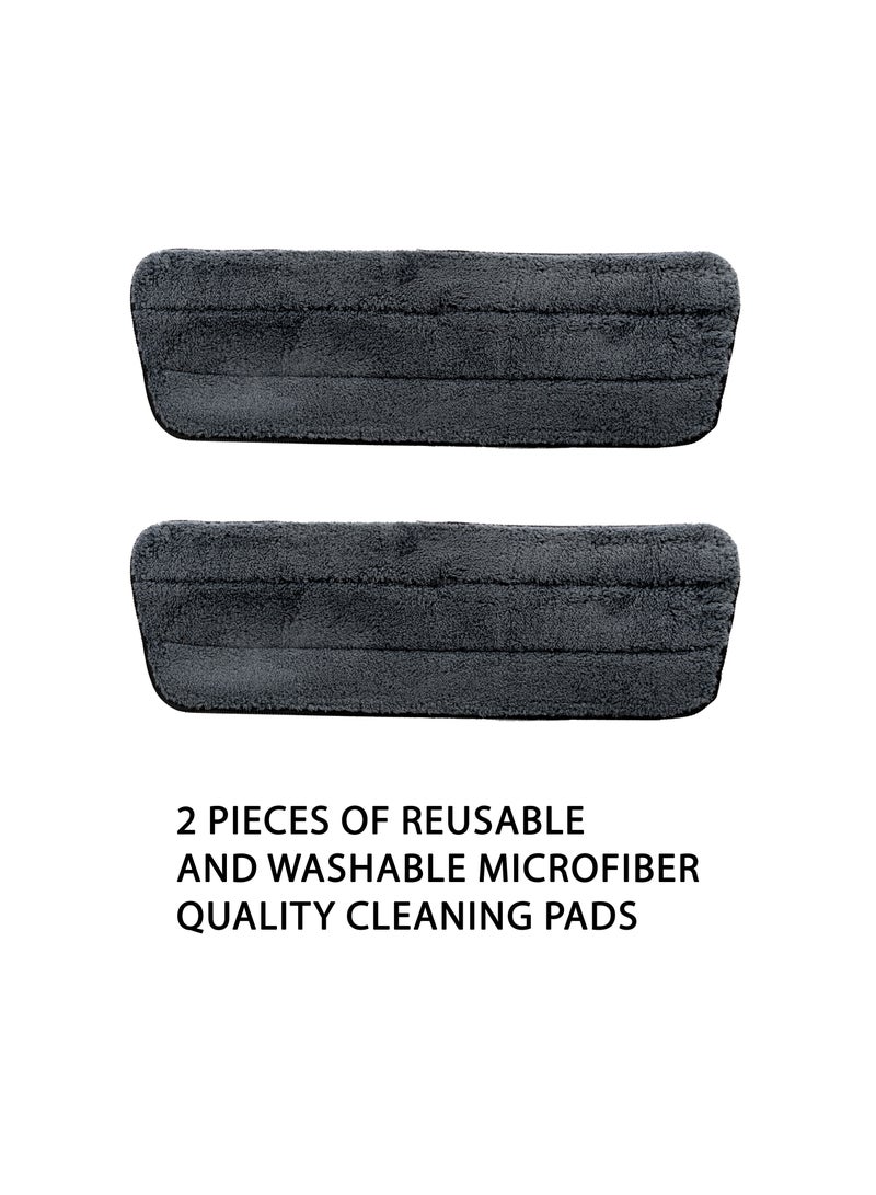 Lisnor Spray Mop. Light Weight and Easy to Carry. Water Sprayer Technology with 2pcs Absorbent Reusable Cleaning Pads. 360 degree rotating head. Refillable 350ml Water Tank. - Image 5