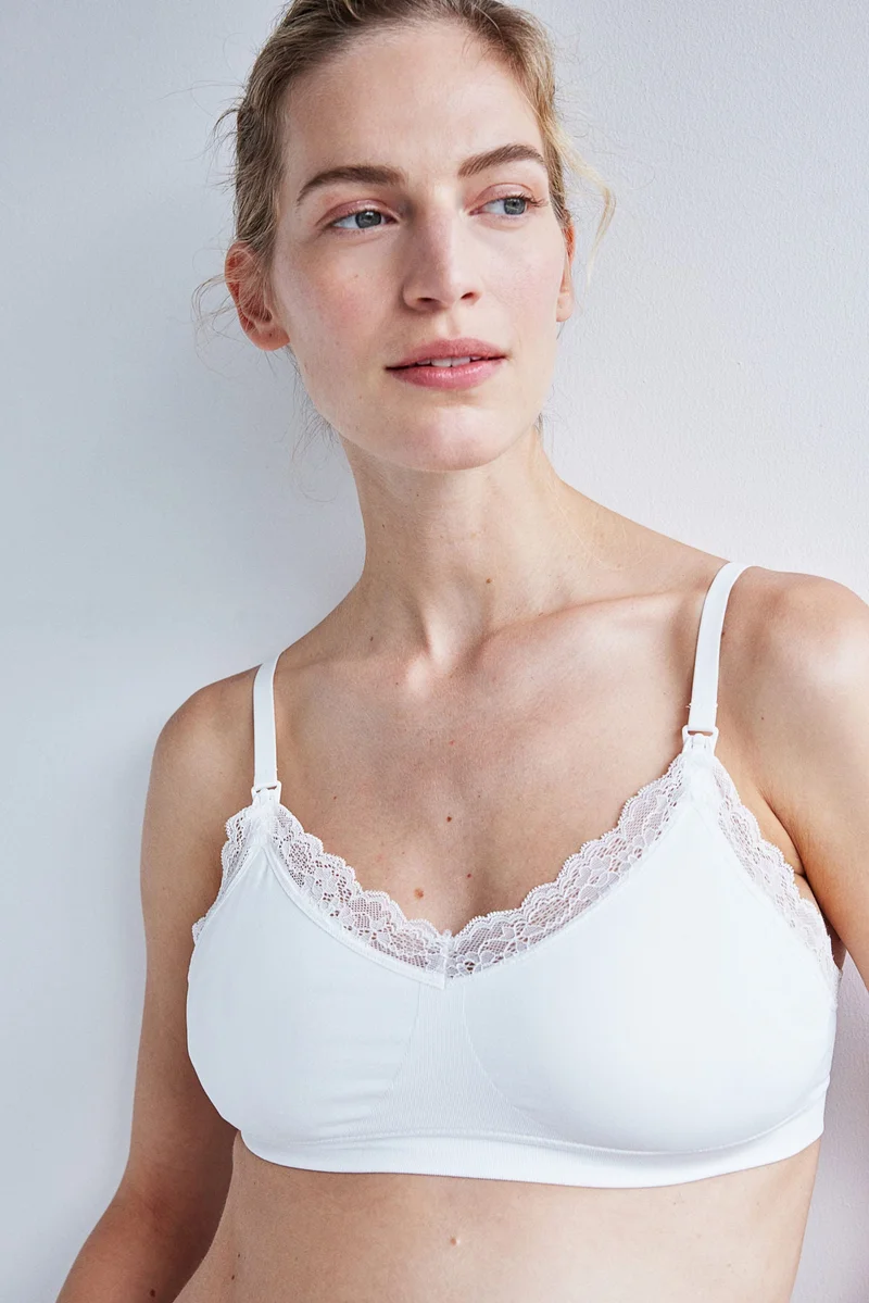 H&M MAMA 2-pack seamless padded nursing bras