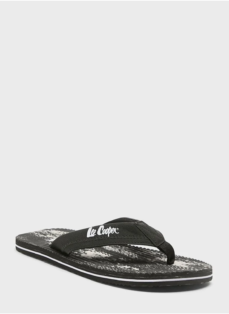 Lee Cooper Logo Flip Flops