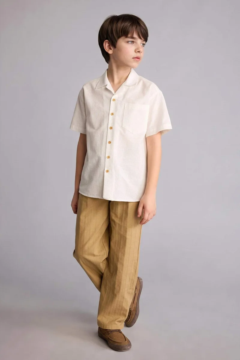 DeFacto Boy Relax Fit Straight Leg Trousers