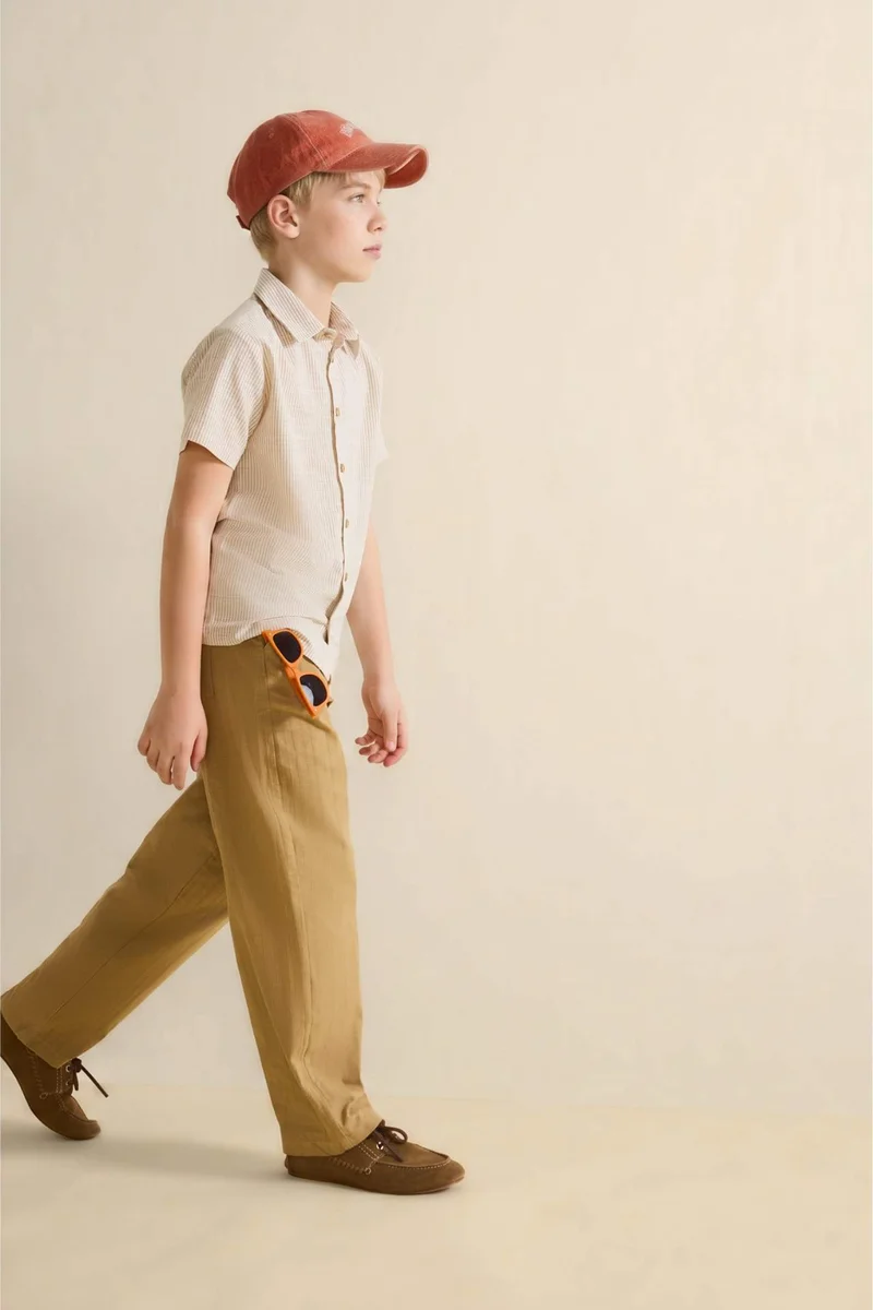 DeFacto Boy Relax Fit Straight Leg Trousers