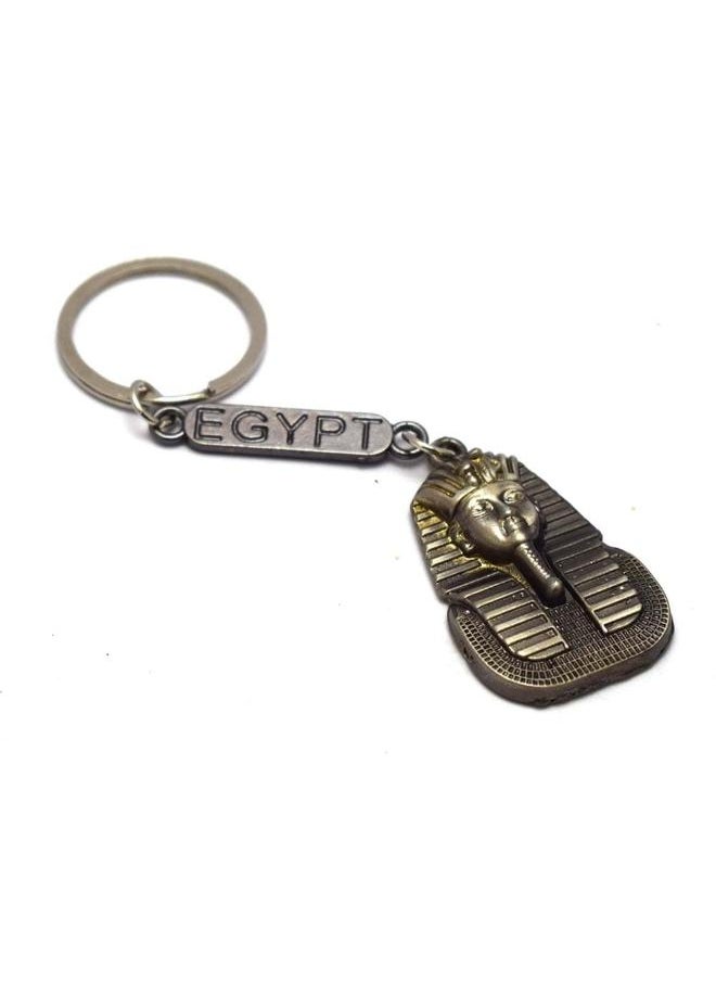 immatgar pharaonic King Tutankhamun - keychain Egyptian souvenirs gifts from egypt Authentic Pharaoh (Light Black) 