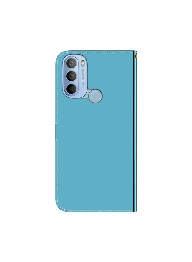 S-TOP Case For Motorola Moto G31 4G Brazil Version with Fingerprint Imitated Mirror Surface Horizontal Flip Leather Phone Case - Image 3