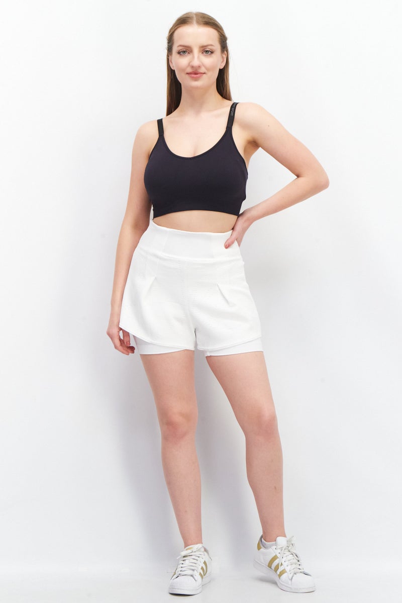 adidas Originals Adidas Originals x Parley Women Sportswear Fit Training Shorts, White - Image 3