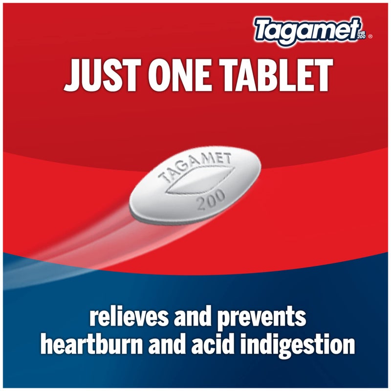 Tagamet HB 200 mg Cimetidine Acid Reducer and Heartburn Relief, Relieves and Prevents Indigestion, 6 Count - Image 3