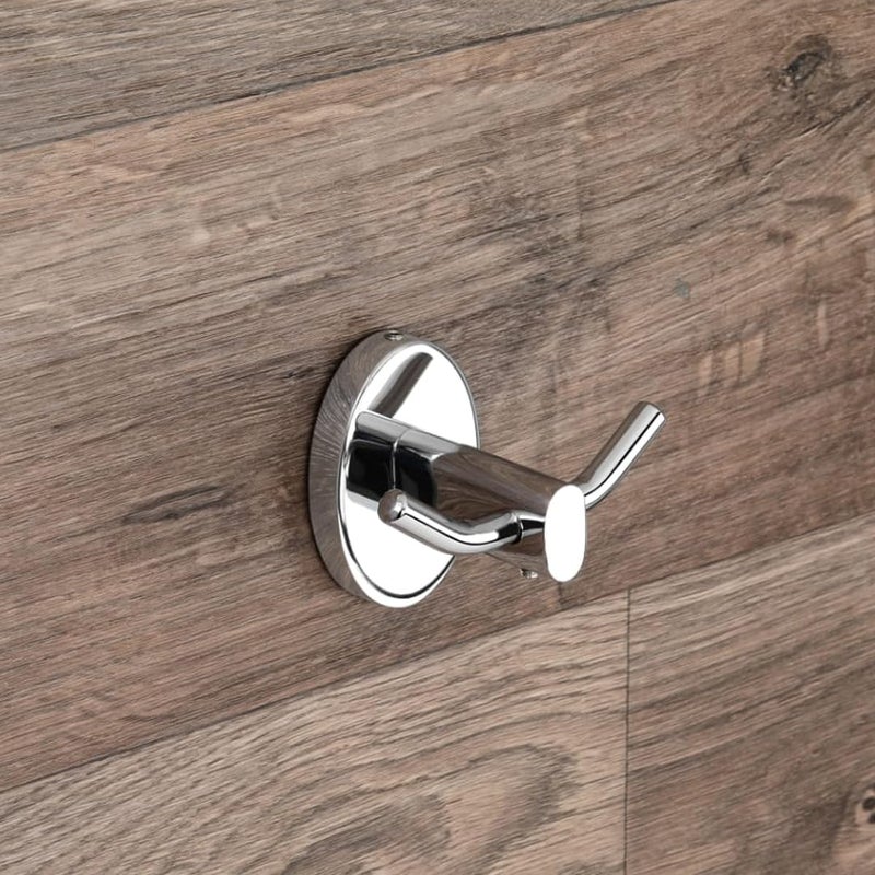 DLII® Elegant Oval Robe Hook - Stylish & Functional Hook for Bathrobes |Perfect for Hanging Towels & Clothing Contemporary Design | Rust Resistant Bathroom Hook for Robes - Image 1