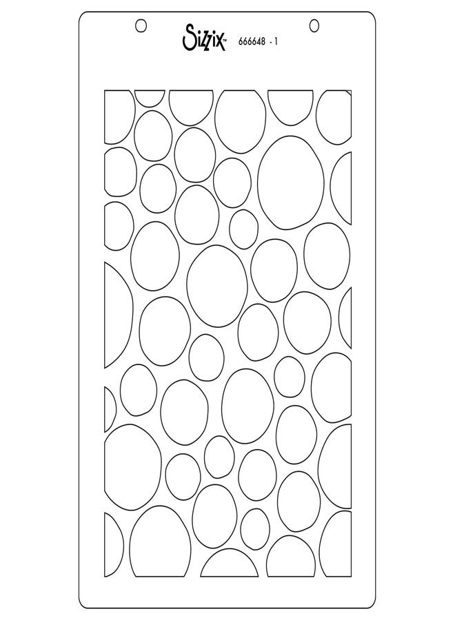 Sizzix A5 Stencil - Cosmopolitan, Ecliptic Adornment by Stacey Park - Image 2