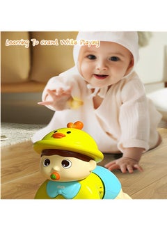بيوينتي لعب أطفال الزحف 6 إلى 12 شهرًا، لعب أطفال الزحف، ألعاب موسيقية للأطفال الصغار، لعبة تعليمية مبكرة مع ضوء وصوت، ألعاب زحف موسيقية لرضع الأولاد والبنات الصغار  - Image 3