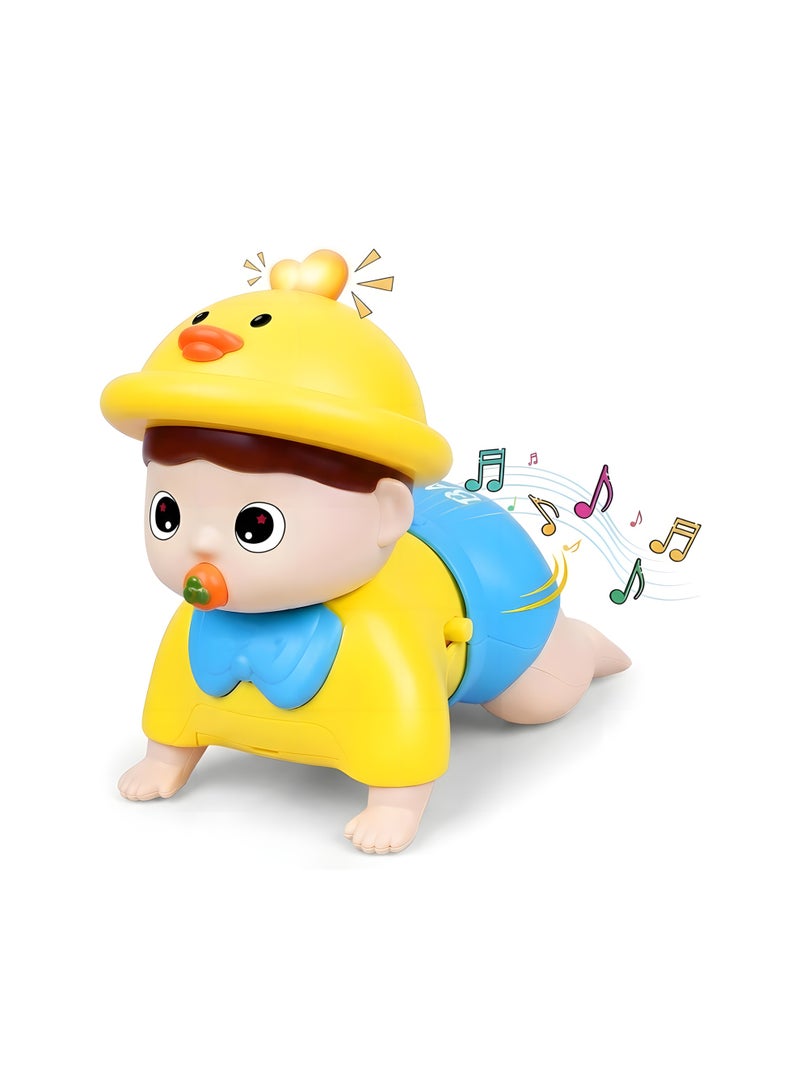 بيوينتي لعب أطفال الزحف 6 إلى 12 شهرًا، لعب أطفال الزحف، ألعاب موسيقية للأطفال الصغار، لعبة تعليمية مبكرة مع ضوء وصوت، ألعاب زحف موسيقية لرضع الأولاد والبنات الصغار - Image 1