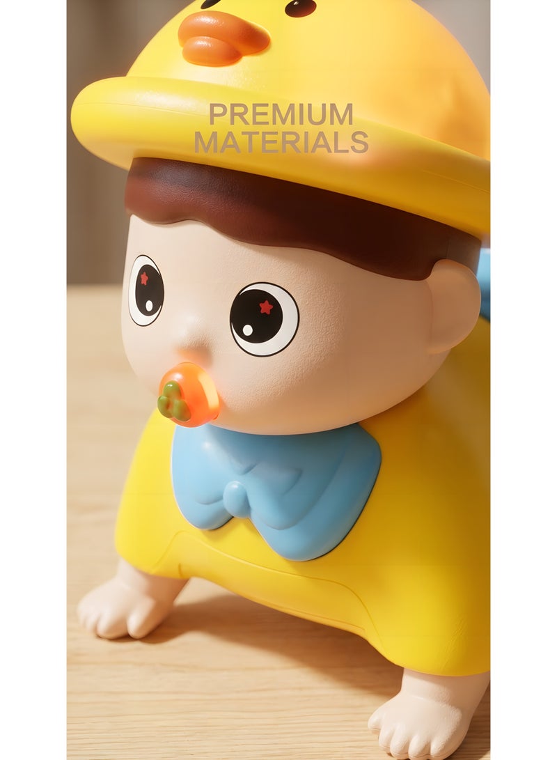 بيوينتي لعب أطفال الزحف 6 إلى 12 شهرًا، لعب أطفال الزحف، ألعاب موسيقية للأطفال الصغار، لعبة تعليمية مبكرة مع ضوء وصوت، ألعاب زحف موسيقية لرضع الأولاد والبنات الصغار - Image 4