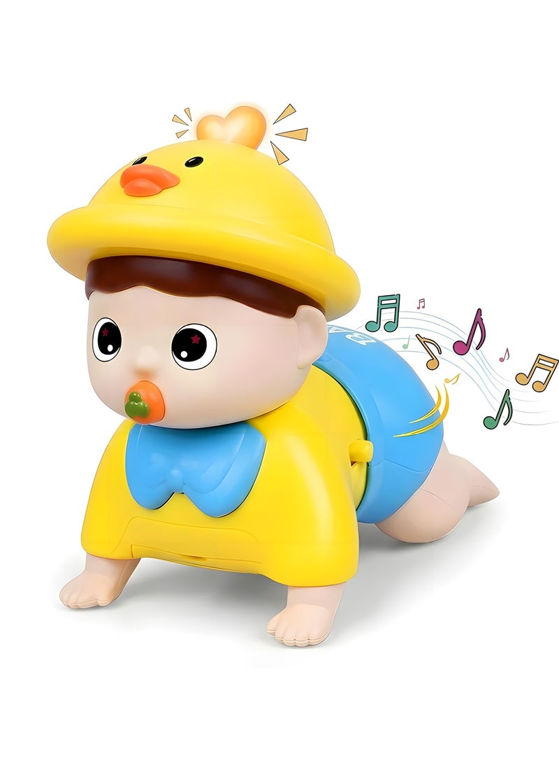 بيوينتي لعب أطفال الزحف 6 إلى 12 شهرًا، لعب أطفال الزحف، ألعاب موسيقية للأطفال الصغار، لعبة تعليمية مبكرة مع ضوء وصوت، ألعاب زحف موسيقية لرضع الأولاد والبنات الصغار - Image 1