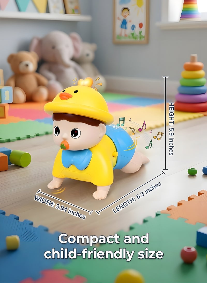 بيوينتي لعب أطفال الزحف 6 إلى 12 شهرًا، لعب أطفال الزحف، ألعاب موسيقية للأطفال الصغار، لعبة تعليمية مبكرة مع ضوء وصوت، ألعاب زحف موسيقية لرضع الأولاد والبنات الصغار - Image 4