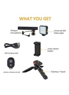 Video Making Vlog Tripod Kit AY-49 Video Making Vlog Tripod Kit With Microphone and Light - pzsku/ZAC08EC3BB4FFE7F2A4C1Z/45/_/1688494915/757d0e02-e012-4e1e-843c-241e90598f68