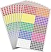 TownStix 16000 Pack Small Colored Dot Stickers 10 Colors 14 Round Labels for Color Coding Organization Classroom Office Inventory - Image 3
