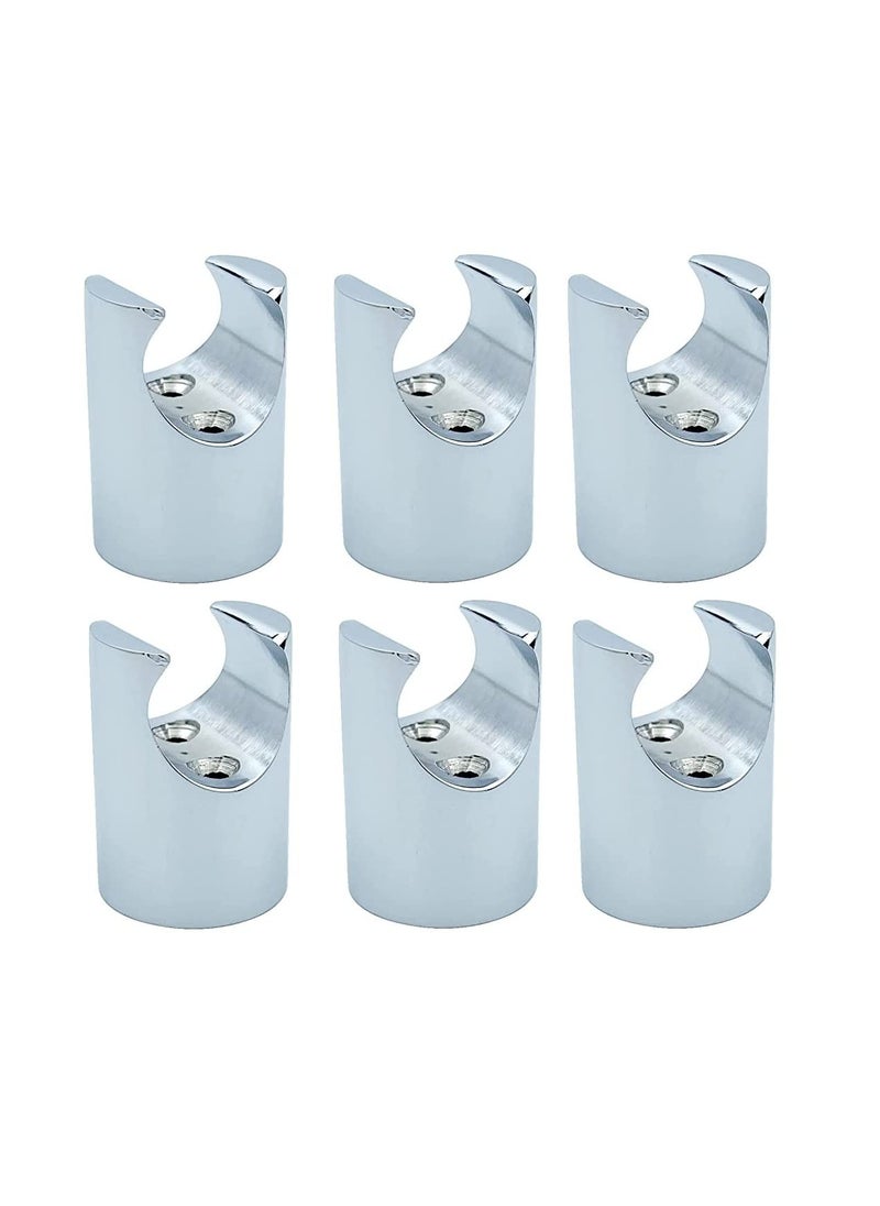 CLINTON CLINTON MultiPurpose Wall Mounted Hook for FaucetHealth Faucet HolderHand Shower Holder Pack of6  - Image 1
