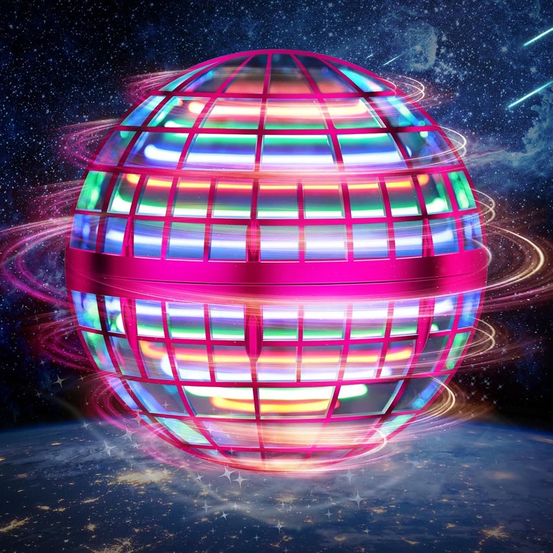 LEMATRIX Flying Orb Ball Toy, Hover Ball Boomerang Fly Fidget Spinner, Cool Toys Gifts for 6-12+ Years Old Boys and Girls, Hand Mini Drone Cosmic Globe, Indoor Outdoor Toys (Blue) - Image 2