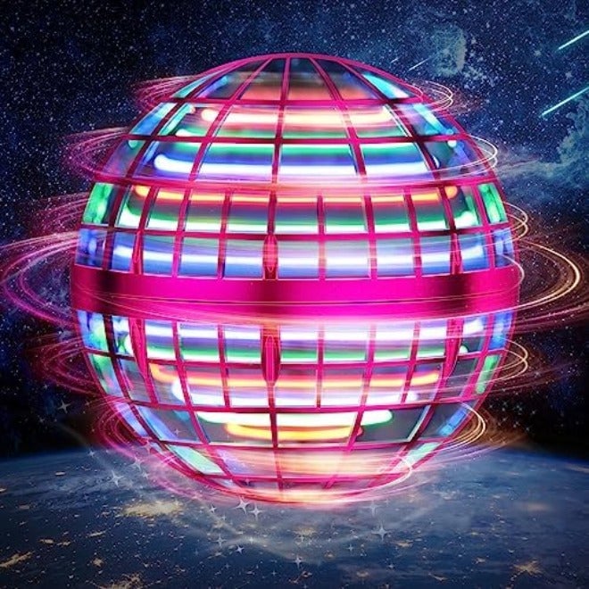 LEMATRIX Flying Orb Ball Toy, Hover Ball Boomerang Fly Fidget Spinner, Cool Toys Gifts for 6-12+ Years Old Boys and Girls, Hand Mini Drone Cosmic Globe, Indoor Outdoor Toys (Blue) - Image 3