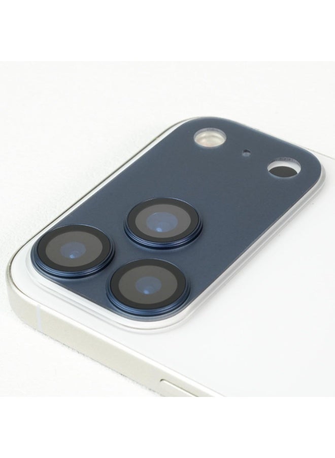Muzz Camera Lens Protector & Converter Compatible with iPhone 14 Pro Max, iPhone 15 Pro Max, iPhone 16 Pro Max-Converts to iPhone 17 Pro Max (Blue, iPhone 14-15-16 Pro Max to 17 Pro Max)