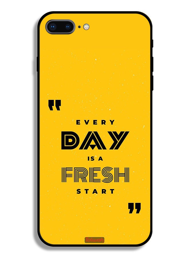 Tolwak Apple iPhone 8 Plus Protective Case Every Day Is A Fresh Start - Image 2