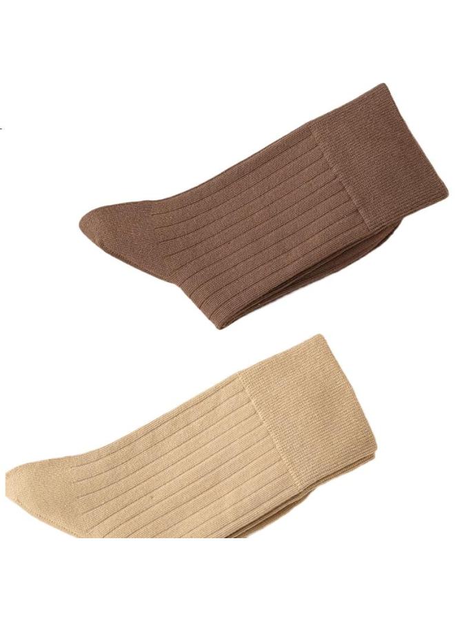 Gujin (Gujin) 5 Pairs Of 7A Antibacterial Socks Men'S Drawstring Mid-Calf Socks Spring Summer Long Socks Men'S Over-The-Calf Socks Summer - Image 2