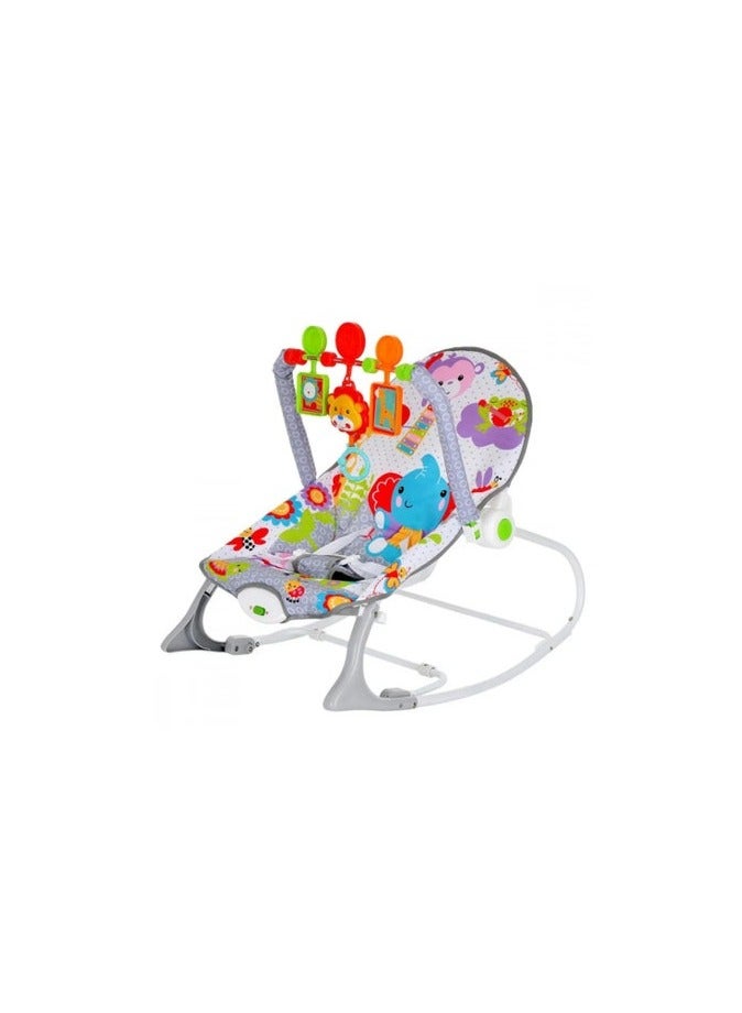 BLOOMING TIME Colorful Baby Rocking Chair with Hanging Toys - Image 4