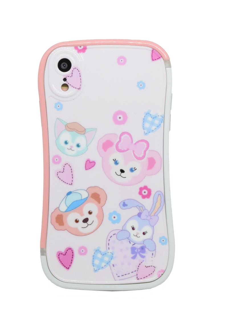 Houmt - iPhone XR Case Cover with Cute Cartoon Design Tough Phone Case Shockproof Protective TPU Compatible with Apple iPhone XR Cover - Image 1
