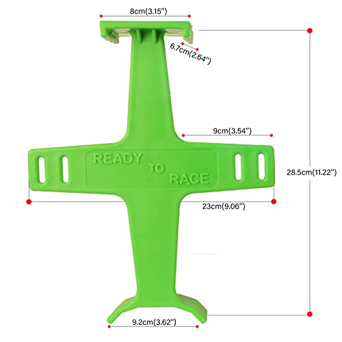 PRO CAKEN 10.6 inch Universal Motorcycle Fork Brace Protection Plastic Fork Support Guard Fork Saver for Most Motorcycles Pit Dirt Bikes Motorcycle Accessories-Green - Image 2