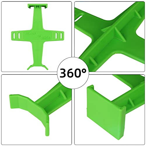 PRO CAKEN 10.6 inch Universal Motorcycle Fork Brace Protection Plastic Fork Support Guard Fork Saver for Most Motorcycles Pit Dirt Bikes Motorcycle Accessories-Green - Image 3