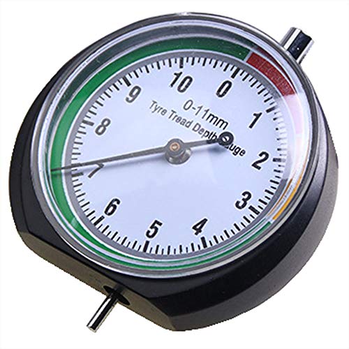 BONV 1pc Car Wheel Tire Tyre Tread Depth Gauge Meter Indicator Pointer Measure Device Tool 0-11mm Tire Condition Monitor Display Accessories - Image 1