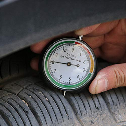 BONV 1pc Car Wheel Tire Tyre Tread Depth Gauge Meter Indicator Pointer Measure Device Tool 0-11mm Tire Condition Monitor Display Accessories - Image 4